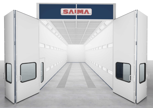 Przemysłowe kabiny lakiernicze SAIMA
